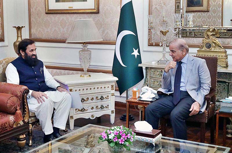 Governor Punjab Muhammad Baligh Ur Rehman calls on Prime Minister Muhammad Shehbaz Sharif