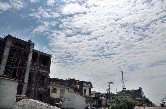 A beautiful view of Clouds hovering over the sky in the Federal Capital
