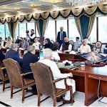 Prime Minister Muhammad Shehbaz Sharif chairs a meeting of the Federal Cabinet