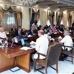 Prime Minister Muhammad Shehbaz Sharif chairs a meeting of the Federal Cabinet