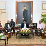 Governor Sindh Kamran Khan Tessori Call on by Delegation of Tanzeem-e-Azadari at Governor House