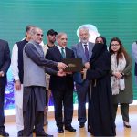 Prime Minister Muhammad Shehbaz Sharif distributes Laptop among the high-achievers of Gwadar University under the Prime Minister Youth Laptop Scheme 2023.