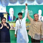 As a gesture of respect for meritocracy, Prime Minister Muhammad Shehbaz Sharif offered his chair to a high-achiever of Buner University, who was also rewarded a laptop under the Prime Minister's Youth Laptop Scheme 2023