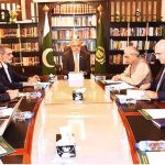 Federal Minister for Finance and Revenue Senator Mohammad Ishaq Dar chaired a meeting on the establishment of Pakistan Sovereign Wealth Fund, at Finance Division