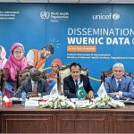 Mr. Iftikhar Ali Shallwani federal Secretary Health, MoNHSR&C during the Event of ''Dissemination of Who and Unicef Estimates on National Immunization Coverage'' WUENIC Pakistan 2022 Data
