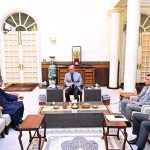 Member National Assembly & Chairman Balochistan National Party Sardar Akhtar Mengal call on Prime Minister Muhammad Shehbaz Sharif