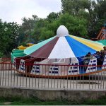 Children enjoying cradles at Zoo after recent renovation work of the Zoo