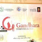 President Dr. Arif Alvi addressing the International Gandhara Symposium 2023
