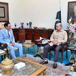 Chairman WAPDA, Lt. Gen. (R) Sajjad Ghani calls on Prime Minister Muhammad Shehbaz Sharif