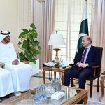 resident Designate COP28 and Minister for Industries & Technologies of UAE, Sultan Al Jaber call on Prime Minister Muhammad Shehbaz Sharif