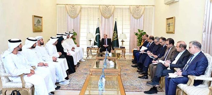 President Designate COP28 and Minister for Industries & Technologies of UAE Dr Sultan Al Jaber call on Prime Minister Muhammad Shehbaz Sharif President Designate COP28 and Minister for Industries & Technologies of UAE Dr Sultan Al Jaber call on Prime Minister Muhammad Shehbaz Sharif