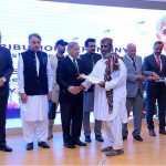 Prime Minister Muhammad Shehbaz Sharif distributes cheques among the fishermen of Gwadar