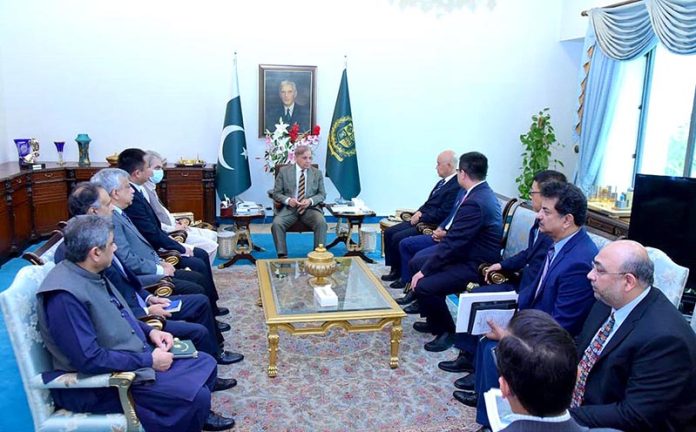 A delegation of Service Long March Tyres and Chaoyang Long March Tyres led by their Chairman Mr Li Qingwen calls on Prime Minister Muhammad Shehbaz Sharif