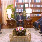 Governor Sindh Kamran Khan Tessori meets delegation of French NGO, Triangle Generation Humanitaire at Governor House