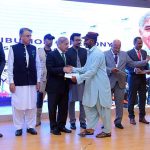 Prime Minister Muhammad Shehbaz Sharif distributes cheques among the fishermen of Gwadar
