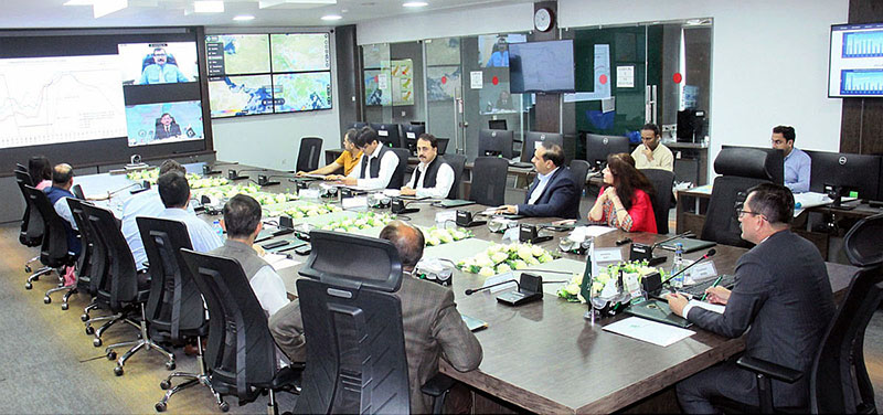 Chairman NDMA presiding Special Session of NEOC on Monsoon Situation