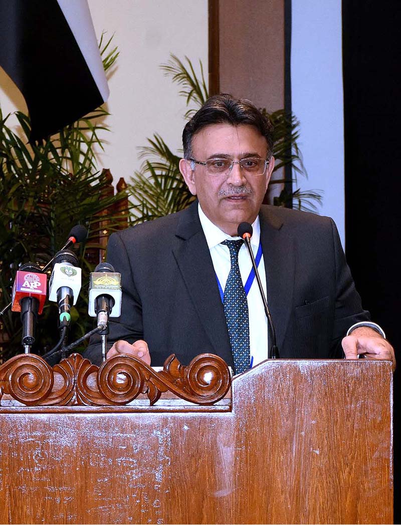The Hon’ble Chief Justice of Pakistan Mr Justice Umar Ata Bandial delivering the Keynote address during the concluding session of the National Conference Resilient Pakistan calibrating Population and Resources at the Supreme Court of Pakistan