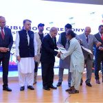 Prime Minister Muhammad Shehbaz Sharif distributes cheques among the fishermen of Gwadar