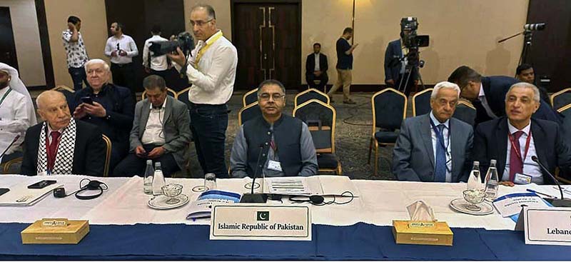 Pakistan Delegation led by Senator Saifullah Abro is attending Asian Parliamentary Assembly (APA) standing committee on Budget and Planning