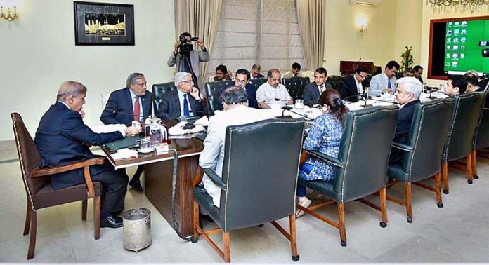 Prime Minister Muhammad Shehbaz Sharif chairs a meeting regarding PSDP projects