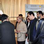 Prime Minister Muhammad Shehbaz Sharif being briefed about the rehabilitation of Faisalabad Circular Road.
