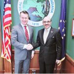 Ambassador Masood Khan met with Senator Todd Young, Chairman Armed Services Committee Congressman Mike Rogers and Deputy Chair of the Congressional Progressive Caucus Congresswoman Ilhan Omar and to discuss Pak-US relations, economic partnership of the two countries, defense ties and security collaboration, climate adaptation and mitigation and regional developments