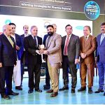 Prime Minister Muhammad Shehbaz Sharif distributes awards among the highest exporters of Pharmaceutical Industry in Pakistan