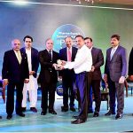 Prime Minister Muhammad Shehbaz Sharif distributes awards among the highest exporters of Pharmaceutical Industry in Pakistan