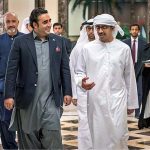 Foreign Minister of UAE Sheikh Abdullah Bin Zayed Al Nahyan receive Foreign Minister of Pakistan Bilawal Bhutto Zardari