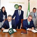 Pakistan and Italy extend Pakistan –Italian Debt Swap Agreement (PIDSA) timeline until December 2024, Andreas Ferrarese the Italian Ambassador in Pakistan and Secretary Ministry of Economic Affairs signs the Exchange of Letter at the Ministry of Economic Affairs