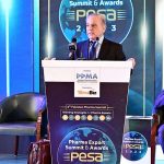 Prime Minister Muhammad Shehbaz Sharif addresses the 6th Pharma Export Summit and Awards Ceremony