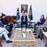 Member National Assembly and Chairman of Balochistan National Party, Sardar Akhtar Mengal, calls on Prime Minister Muhammad Shehbaz Sharif