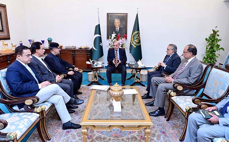 Member National Assembly and Chairman of Balochistan National Party, Sardar Akhtar Mengal, calls on Prime Minister Muhammad Shehbaz Sharif