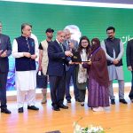 Prime Minister Muhammad Shehbaz Sharif distributes Laptop among the high-achievers of Gwadar University under the Prime Minister Youth Laptop Scheme 2023