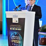 Prime Minister Muhammad Shehbaz Sharif addresses the 6th Pharma Export Summit and Awards Ceremony