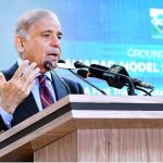 Prime Minister Muhammad Shehbaz Sharif addresses the groundbreaking ceremony of Islamabad Model Special Economic Zone