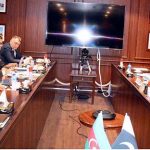 Minister of Maritime Affairs, Syed Faisal Hussain Sabzwari, and Minister of Digital Development and Transport, H. E. Rashad Nabiyev, of the Republic of Azerbaijan, held a meeting at the Ministry of Maritime Affairs today to discuss mutual cooperation and explore potential collaborations