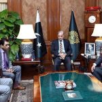 Governor Sindh Kamran Tessori and Chief Minister Sindh, Syed Murad Ali Shah call on Prime Minister Muhammad Shehbaz Sharif