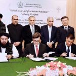 Uzbekistan, Afghanistan and Pakistan signed a Joint Protocol on (UAP) Railway project at Ministry of Railways