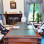 Senator Irfan Siddiqui calls on Prime Minister Muhammad Shehbaz Sharif