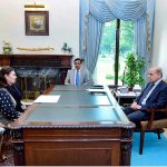 MNA Mrs. Zahra Wadood Fatemi calls on the Prime Minister Muhammad Shehbaz Sharif