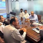Federal Secretary Communications and Chairman NHA Captain (R) Muhammad Khurram Agha is giving instructions to deal with the flood situation in Balochistan