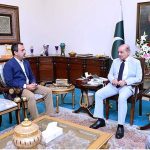 Secretary General PMLN Punjab and Former Parliamentarian Awais Leghari calls on Prime Minister Muhammad Shehbaz Sharif