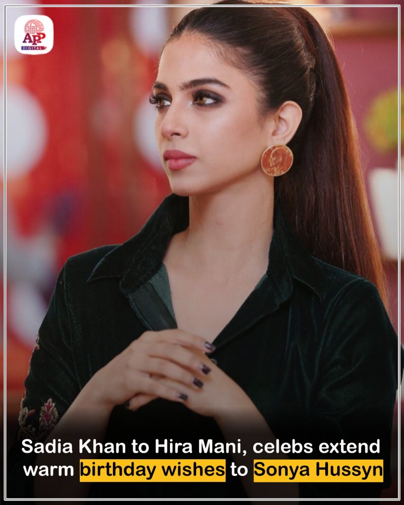 Birthday wishes pour in for Sonya Hussyn