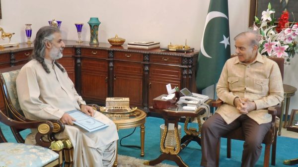 Shahzain Bugti calls on PM