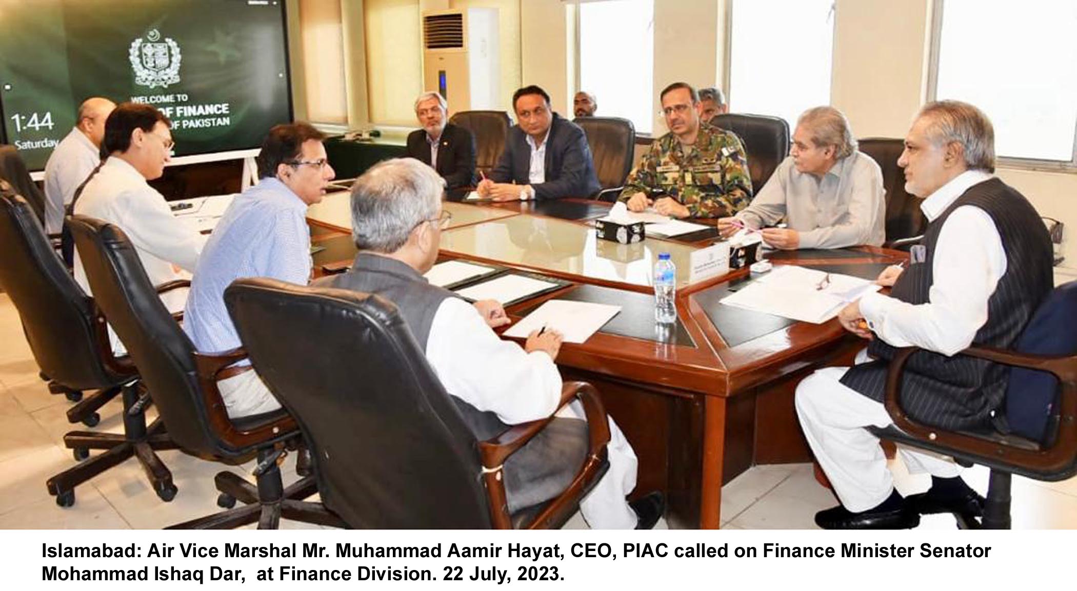 CEO PIA calls on Finance Minister