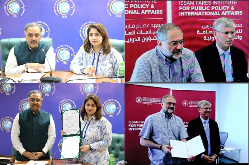 ISSI, IFI sign first-ever MoU between Pak-Lebanon think tanks to promote mutual research