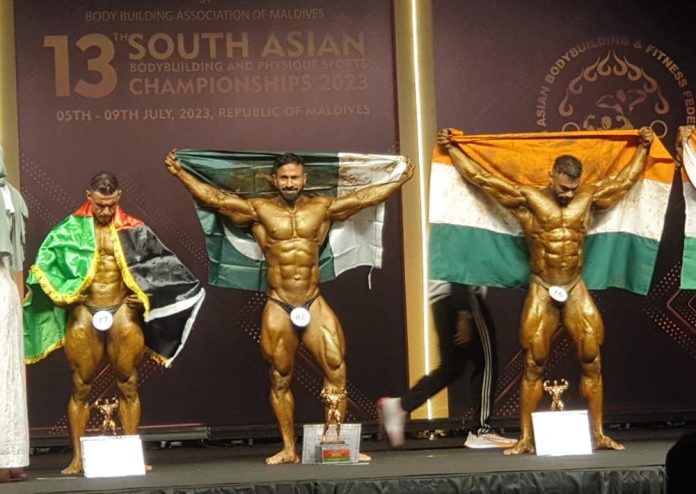 Pakistan wins gold, 2 bronze medals in SA Bodybuilding C'ship