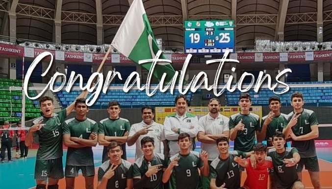 Pakistan U16 volleyball team advance to Asian Volleyball C'ship semifinal
