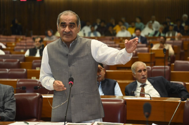Jammed locomotive wheels, damage piece of railway track main reasons for train accident: Saad Rafique